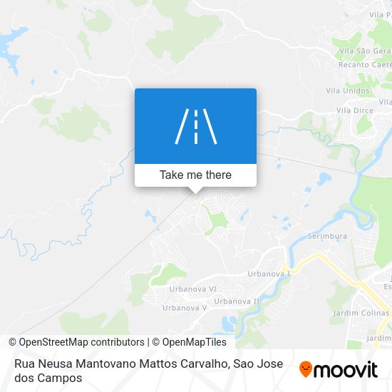 Rua Neusa Mantovano Mattos Carvalho map