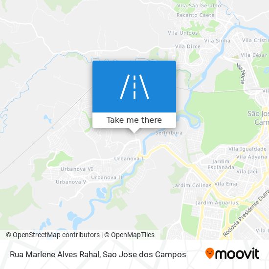 Rua Marlene Alves Rahal map