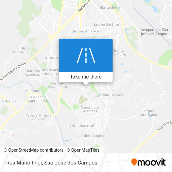 Rua Mario Frigi map