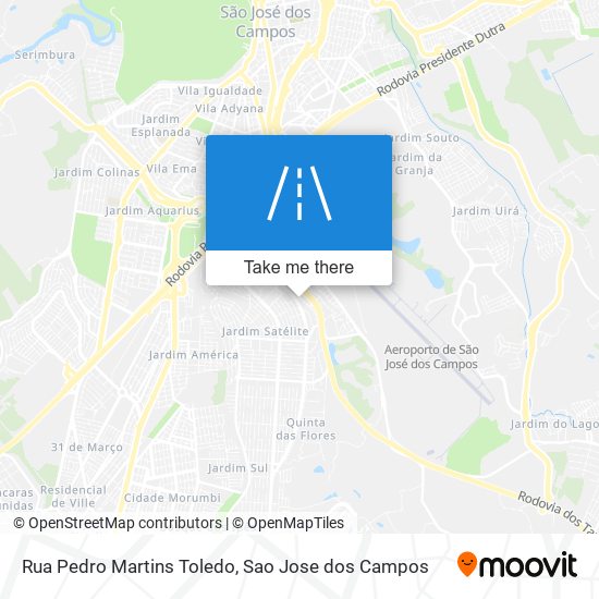 Rua Pedro Martins Toledo map