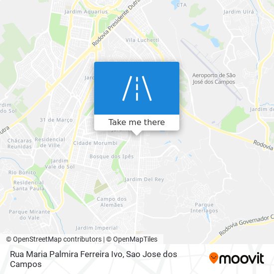 Mapa Rua Maria Palmira Ferreira Ivo