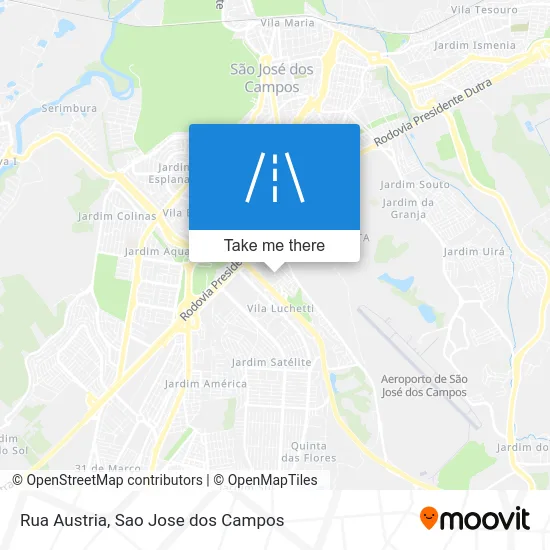Rua Austria map