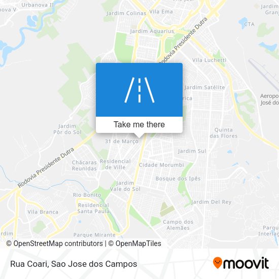 Rua Coari map