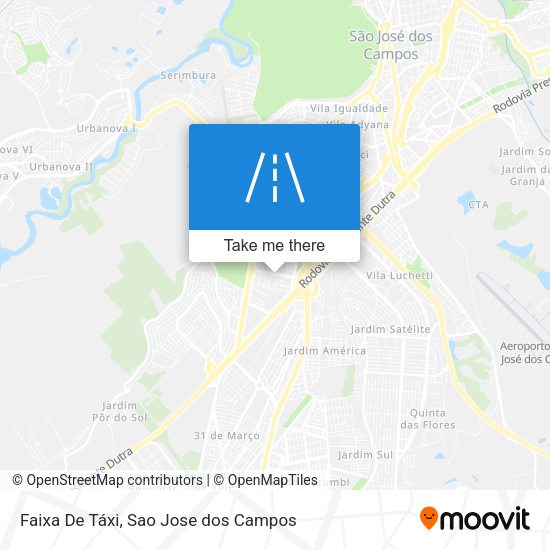 Faixa De Táxi map