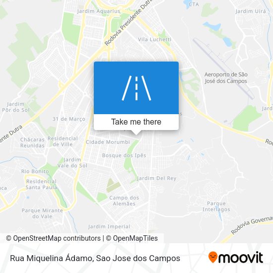 Rua Miquelina Ádamo map