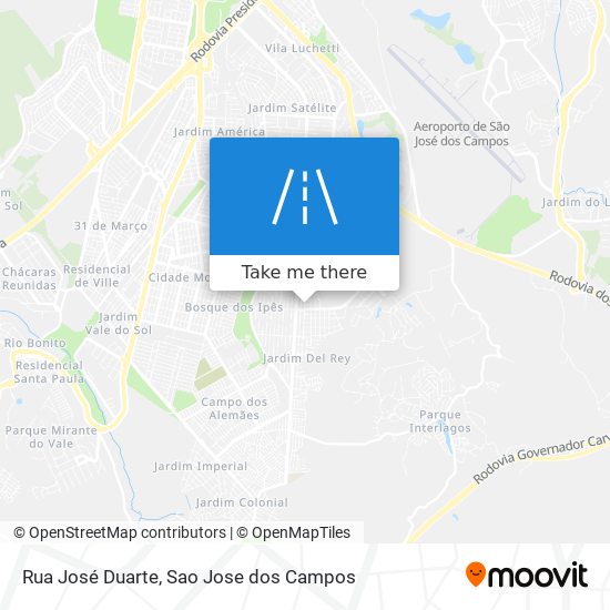 Mapa Rua José Duarte