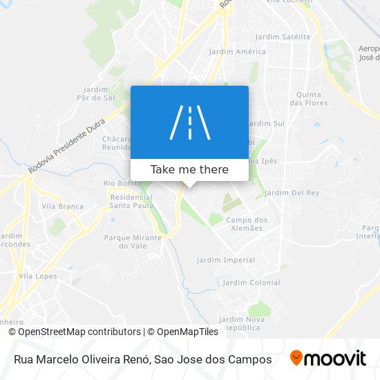 Mapa Rua Marcelo Oliveira Renó