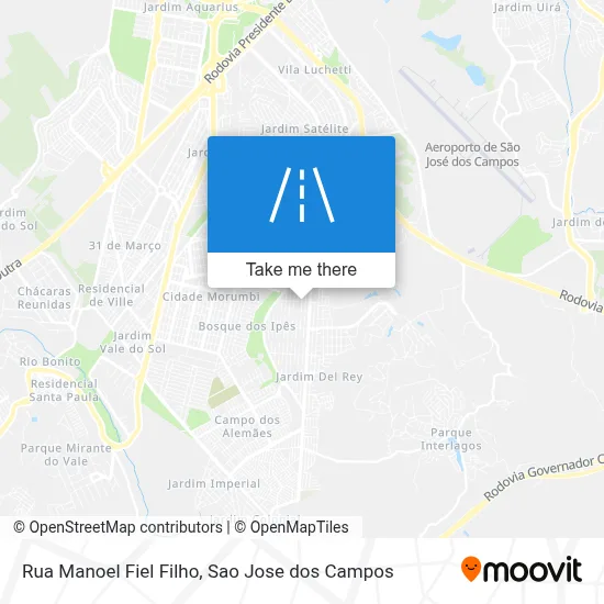 Rua Manoel Fiel Filho map