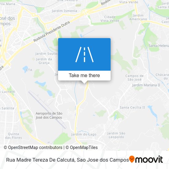 Rua Madre Tereza De Calcutá map