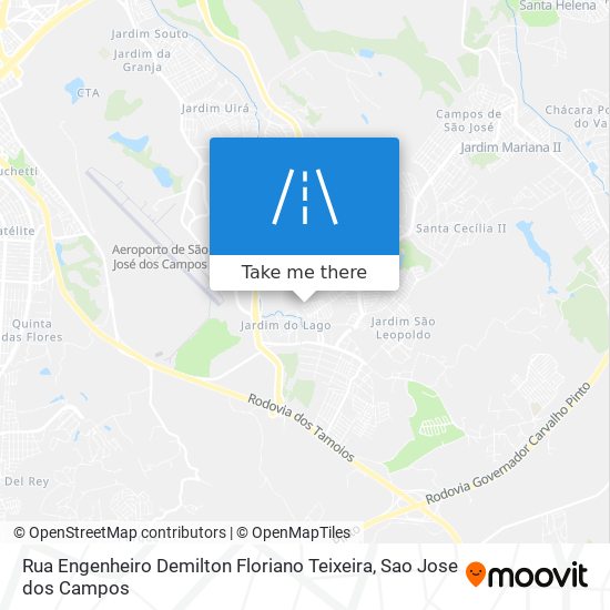 Rua Engenheiro Demilton Floriano Teixeira map