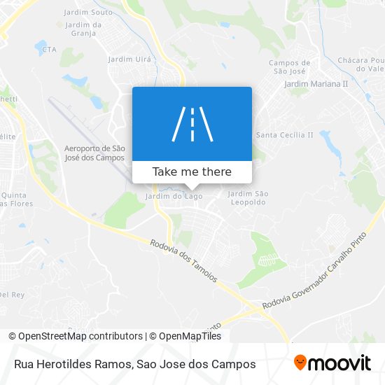 Rua Herotildes Ramos map