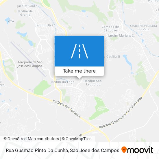 Mapa Rua Gusmão Pinto Da Cunha