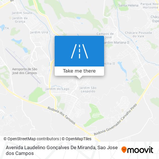 Mapa Avenida Laudelino Gonçalves De Miranda