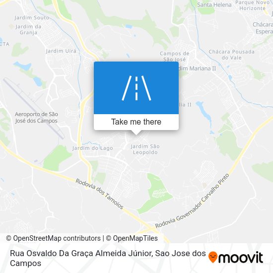 Rua Osvaldo Da Graça Almeida Júnior map