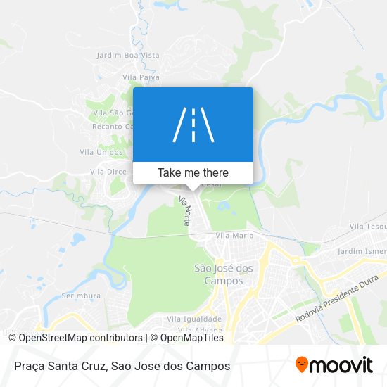 Praça Santa Cruz map