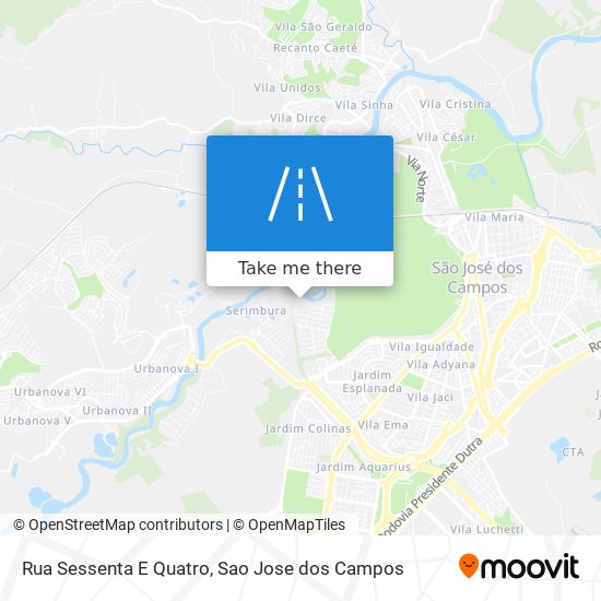 Mapa Rua Sessenta E Quatro