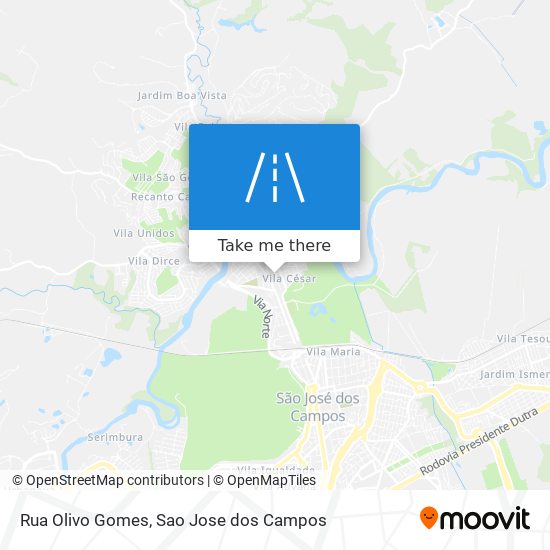 Rua Olivo Gomes map