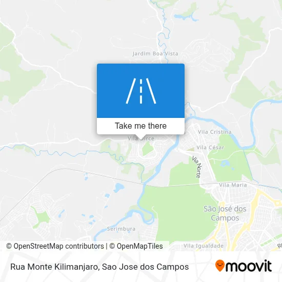 Rua Monte Kilimanjaro map