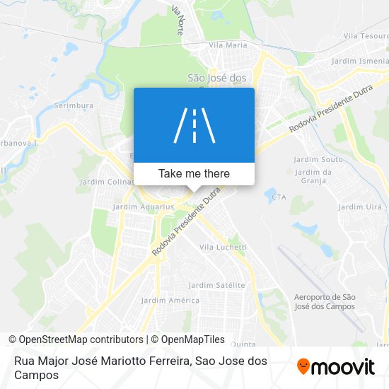 Rua Major José Mariotto Ferreira map