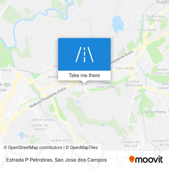 Estrada P Petrobras map
