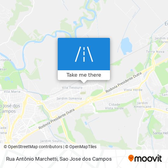 Rua Antônio Marchetti map