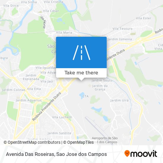 Mapa Avenida Das Roseiras