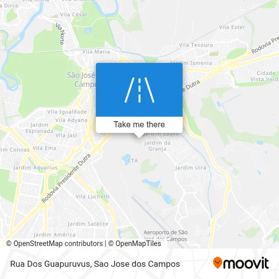 Rua Dos Guapuruvus map