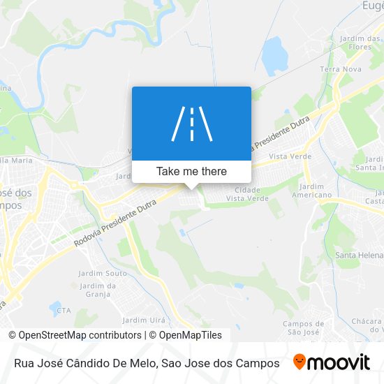 Rua José Cândido De Melo map