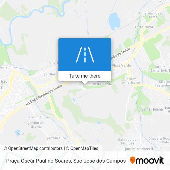 Praça Oscár Paulino Soares map