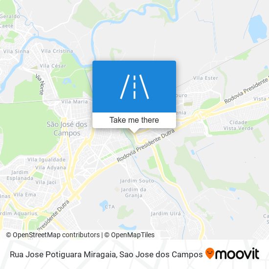 Mapa Rua Jose Potiguara Miragaia