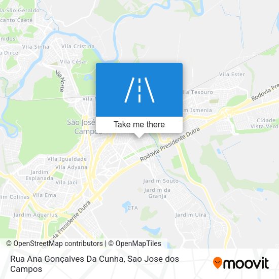 Rua Ana Gonçalves Da Cunha map