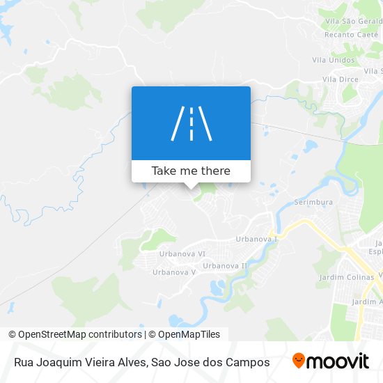 Rua Joaquim Vieira Alves map