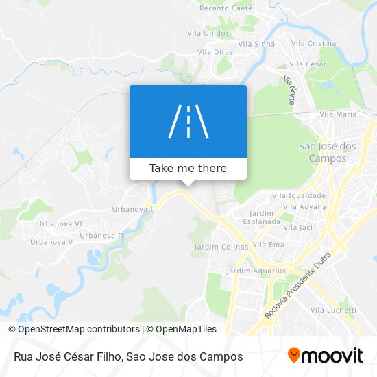 Rua José César Filho map