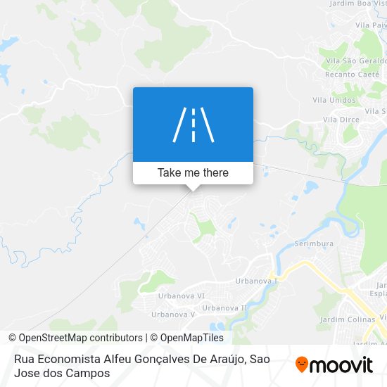 Rua Economista Alfeu Gonçalves De Araújo map
