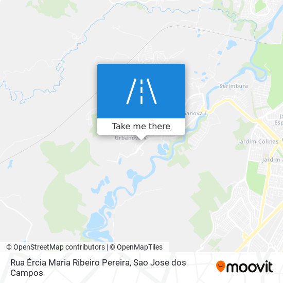 Rua Ércia Maria Ribeiro Pereira map