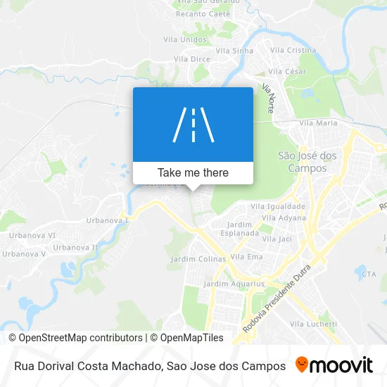 Rua Dorival Costa Machado map