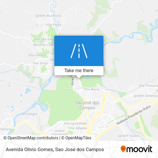 Avenida Olivio Gomes map