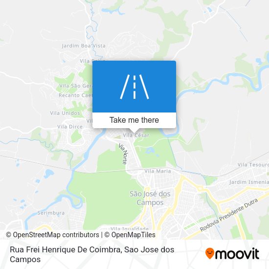 Rua Frei Henrique De Coimbra map