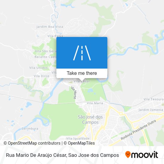 Rua Mario De Araújo César map