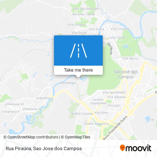 Mapa Rua Piraúna