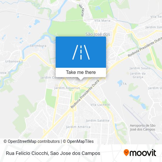 Rua Felicio Ciocchi map