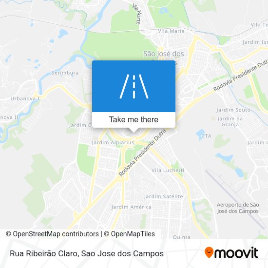 Rua Ribeirão Claro map
