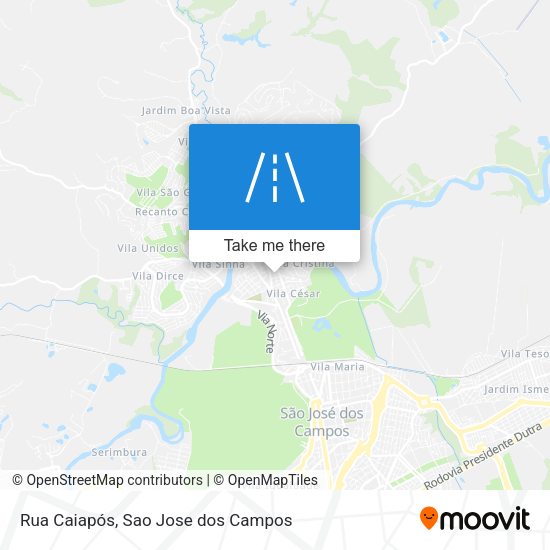 Rua Caiapós map