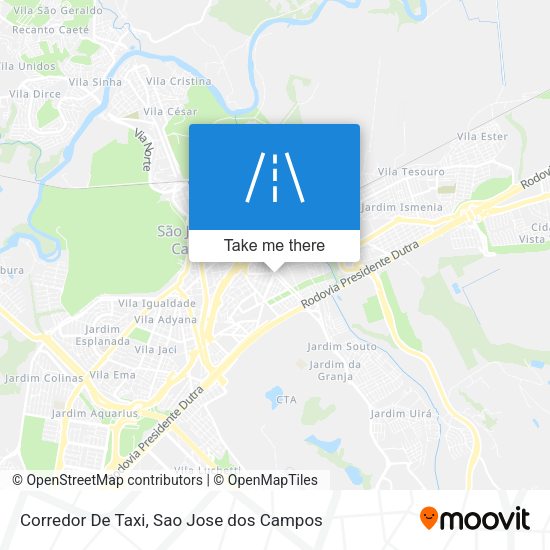 Corredor De Taxi map