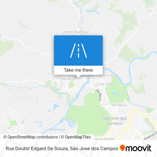 Rua Doutor Edgard De Souza map
