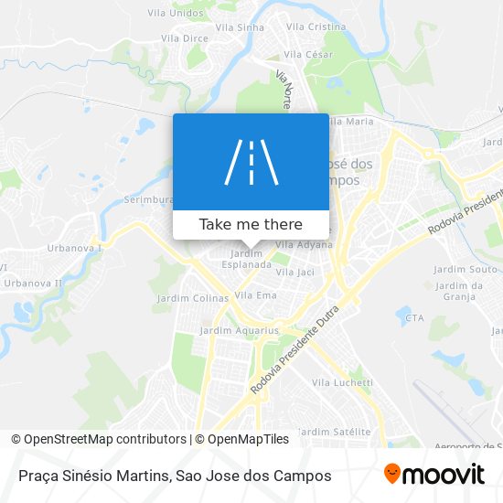 Praça Sinésio Martins map