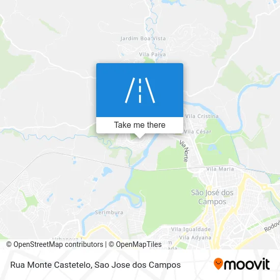 Rua Monte Castetelo map
