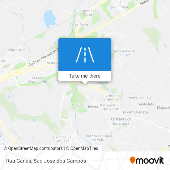 Rua Canas map
