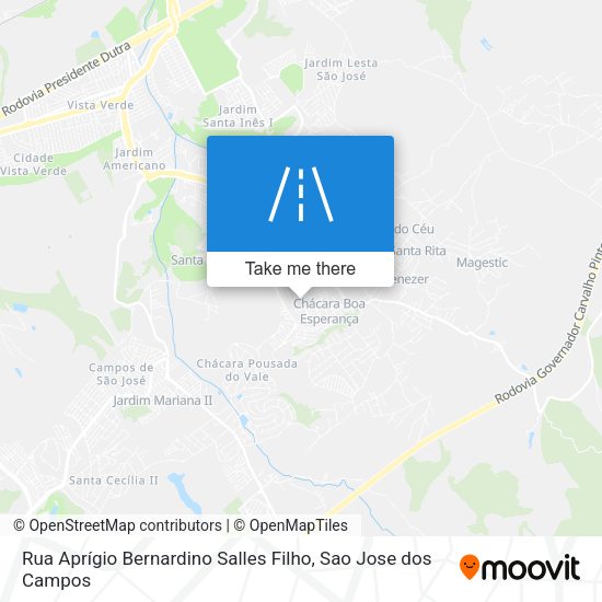 Rua Aprígio Bernardino Salles Filho map