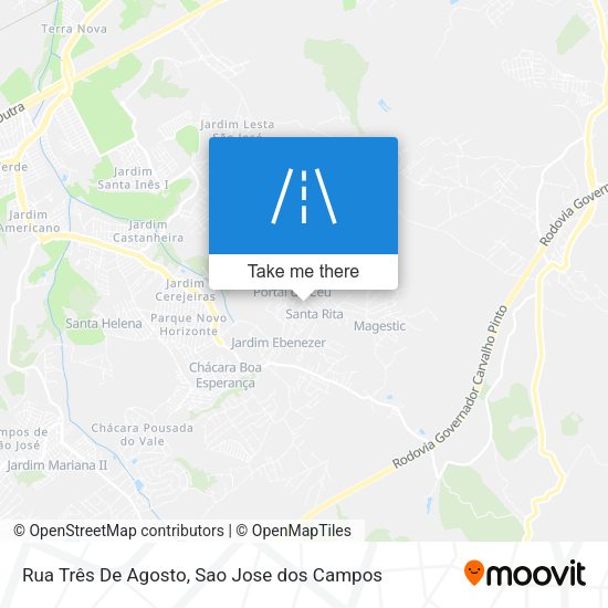 Rua Três De Agosto map